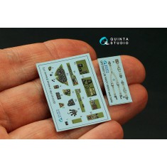 1/72 F6F-3 Hellcat Coloured Interior Detail Parts for Eduard kits