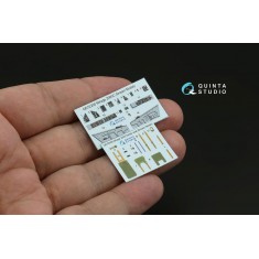 1/72 Mirage 2000C Interior Details on 3D Decal (Dream Model)