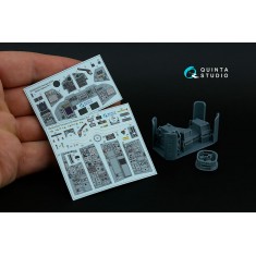 1/32 Tornado ECR Italian Interior 3D Decal for Italeri kits Small version w/Resin Parts