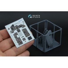 1/32 F-15C PAD-upgraded Interior 3D Decal with 3D-printed Resin for Tamiya Small version