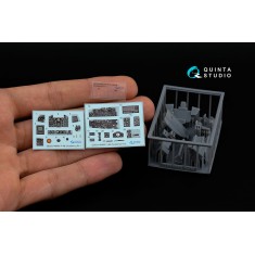 1/48 F-4B Phantom II Interior 3D Decal for Academy kits Small version w/Resin Parts