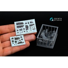1/48 F-4D Early Phantom II Interior 3D Decal for Academy kits Small version w/Resin Parts