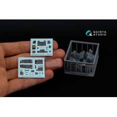 1/48 F-4S Phantom II Interior 3D Decal for Academy kits Small version w/Resin Parts