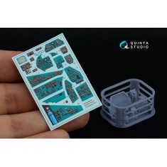 1/48 Mi-24P Hind-F Interior 3D Decal for Trumpeter kits Small version w/Resin Parts