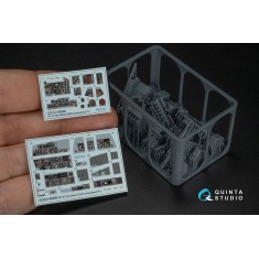 1/48 RF-4C Phantom II (late without DMAS) Interior 3D Decal (Hasegawa) #Small w/parts