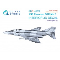 1/48 F-4M Phantom FGR.2 3D Interior Decals for Hasegawa Kit (Small Version, Resin Parts)