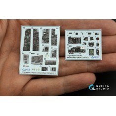 1/48 F-4E Late without DMAS Interior Parts (3D decal) Small version for Meng kits