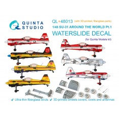 1/48 Su-31 Decal - Around the World Pt.1 w/3D & Fiberglass Resin Parts