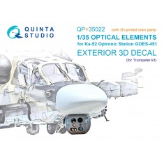 1/35 Ka-52 GOES-451 Optronic Station Sensors with Resin Parts for Trumpeter Kit