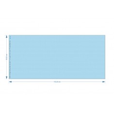 1/72 Single Riveting Rows (each 0.10 mm, gap 0.4 mm) Black Colour, Total L: 6.7m/22 ft