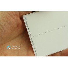 1/32 Double Riveting Rows (each 0.20 mm, gap 0.8 mm) White Colour, Total L: 5.8m/19 ft