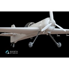 1/48 Su-31 Landing Gear & Wheels w/PE & Fiberglass Parts by Quinta