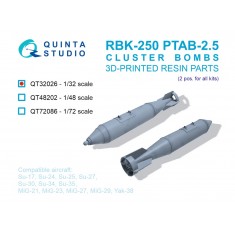 1/32 RBK-250 PTAB-2.5M Cluster Bombs (2pcs)