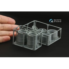 1/48 Su-30SM Exhaust Nozzles (Afterburner Position) (Zvezda)