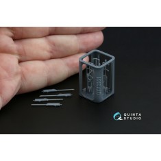 1/72 Browning .50 AN_M2 (fixed) Machine Gun, 4pcs