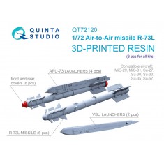 1/72 R-73L Air-to-Air Missiles with Launchers (6pcs)