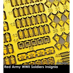 1/35 WWII Red Army Soldiers Insignia