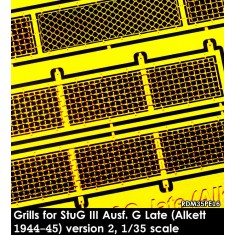 1/35 Grills for StuG III Ausf. G Late (Alkett 1944-45)