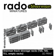 1/35 Sherman Track Stowage Racks Set #2 (T48, T49, T51, Empty Racks)