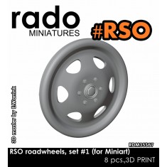 1/35 RSO Road Wheels set #1 for MiniArt kit