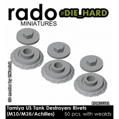 1/35 US M10/M36/Achilles Tank Destroyer Rivets for Tamiya kit #Die Hard
