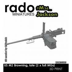 1/35 US Tank Destroyers M2 Browning Late MGs set (2x .50 cal)