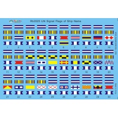 1/350 IJN Signal Flags of Ship Name