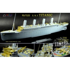 Super Detail Set for 1/700 RMS Titanic for Academy kit #14402 (7pcs)