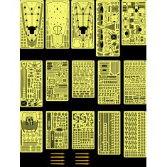 1/700 IJN Carrier Battleship ISE Class Super Detail set (1944.10) for Fujimi kit