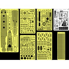 1/700 IJN Light Cruiser Kuma (1939) Detail-Up set [7 PE sheets]