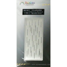 1/700 Painting Mask of Wooden Deck (1pc)