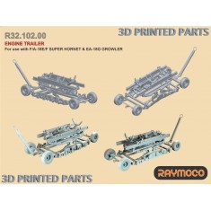 1/32 F/A-18E/F Super Hornet and EA-18G Growler Engine Trailer for Trumpeter/Revell kits