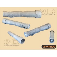 1/48 Mikoyan MiG-31 Engine D-30F6 for Hobby Boss kits
