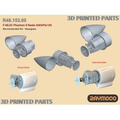 1/48 F-4EJ/C Phantom II Radar AN/APQ-120 for Hasegawa kit