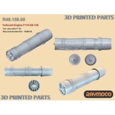 1/48 F-16 Turbo Jet Engine F110-GE-129 for Tamiya kit