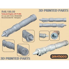 1/48 F-8 Crusader Turbojet Engine for Hasegawa Kit