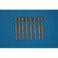 1/200 WWII Battleship 40mm Pom-pom Gun Barrels (8pcs)