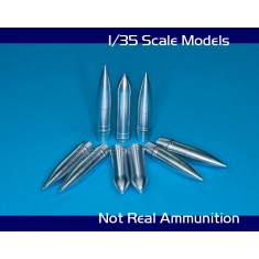 1/35 Three Different Types of 203mm Projectiles used in Soviet Heavy Gun B-4