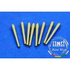 1/700 38cm L/52 SK C/34 Gun Barrels x8pcs for Bismarck, Tirpitz