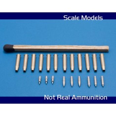 1/72 76.2mm OQF 17 Pounder Ammunition Set