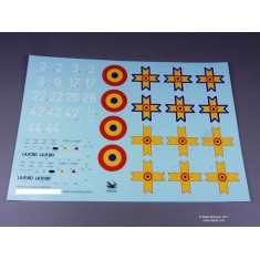 Decals for 1/72 Romanian IAR 80 Monoplane