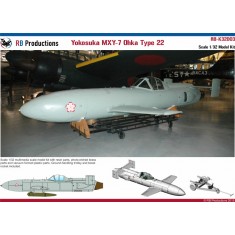 1/32 Yokosuka MXY7 Ohka Type 22 & Ground-Handing Trolley (Multimedia model kit)