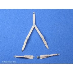 1/24 British/RAF Sutton QS/QL/QP Seat Harness set (Pre-cut Belts w/Photo-Etched Buckles)