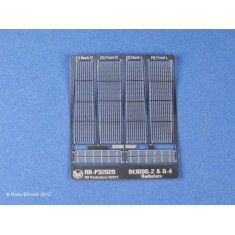 1/32 Messerschmitt Bf109 G-2 & G-4 Radiators set for Hasegawa kit (Photoetch)