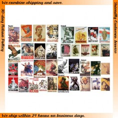 1/32, 1/35 WWII Era - Russia, Poland, Greece, Finland & Hungary Political Posters 