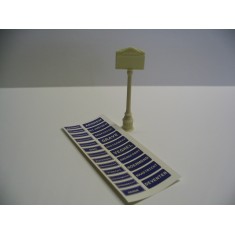 1/35, 1/48 Real Enamel City Signs The Netherlands with 4 Resin Posts