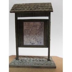 1/35 Rural Information Sign (7 Resin parts & printed maps for 5 countries)