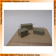 1/35 Small Shipping Crates (6pcs, Including miniature rope for the handles)