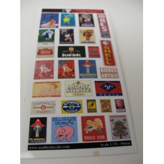 1/35, 1/48 Enamel Advertising Signs - Belgium 
