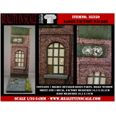 1/35 Large Factory Facade with Base (7 Resin Parts+1 Decal+Milky Window Sheet)